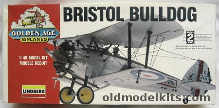 Lindberg 1/48 Bristol Bulldog - (ex Pyro Inpact), 72541 plastic model kit